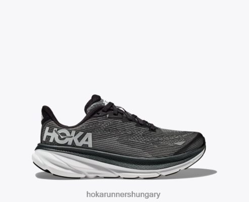 Hoka Cipő - Hoka Clifton 9 gyerekek 662P40673 fekete/fehér