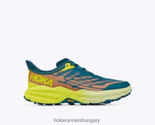 Hoka Cipő - Hoka gyorskecske 5 férfiak 662P40604 kék korall/ligetszépe