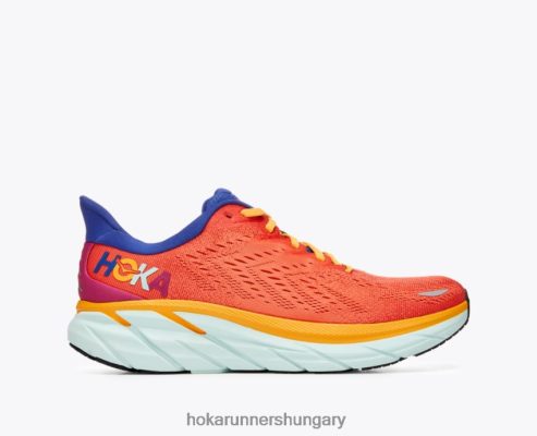 Hoka Hungary - Hoka Clifton 8 férfiak 662P40581 fiesta/bluing