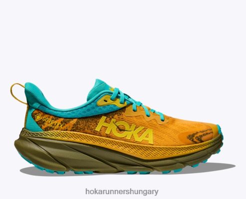 Hoka Hungary - Hoka challenger 7 gtx férfiak 662P40482 aranysárga/avokádó
