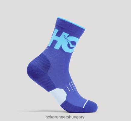 Hoka Hungary - Hoka crew fut zokni nők 662P40383 kékítés/búvárkék