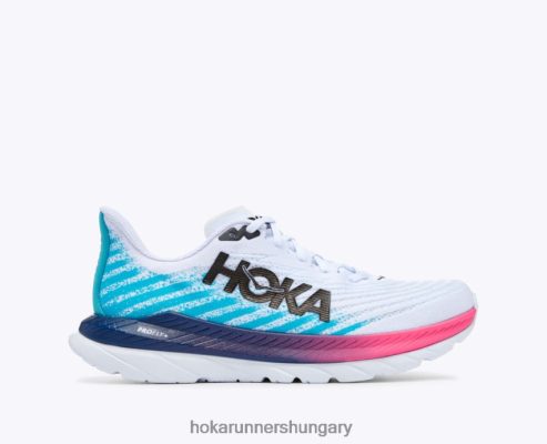 Hoka Hungary - Hoka mach 5 férfiak 662P40443 fehér/búvárkék