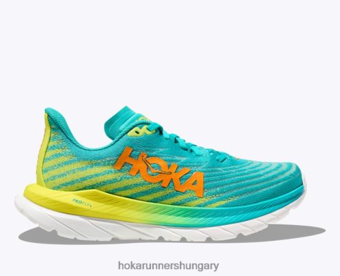 Hoka Női Futócipő - Hoka mach 5 férfiak 662P40558 fehér/búvárkék